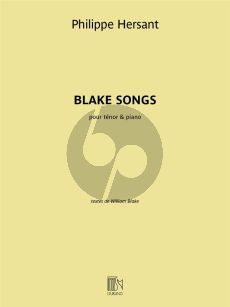 Hersant Blake songs Tenor Voice and Piano