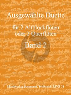 Ausgwahlte Duette Vol. 2 2 Altblockflote oder Floten (Johannes Bornmann)