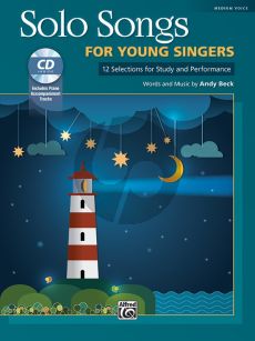 Beck Solo Songs for Young Singers Medium Voice (12 Selections for Study and Performance) (Bk-Cd)