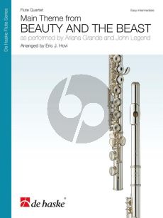 Main Theme From Beauty and The Beast for 4 Flutes (Score/Parts) (Arr. Eric J. Hovi)