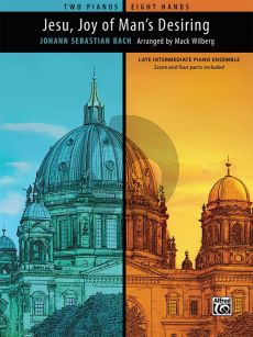 Bach Jesu Joy of Man's Desiring 2 Piano's 8 Hands (arr. Mack Wilberg)