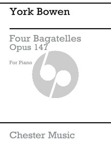 Bowen 4 Bagatelles Op. 147 Piano solo