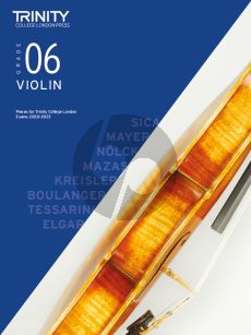 Trinity Violin Exam Pieces 2020-2023 Grade 6 (Violin-Piano)