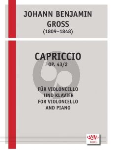 Gross Capriccio Op. 43 No.2 Violoncello und Klavier