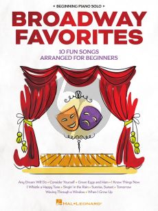 Broadway Favorites Beginning Piano Solo (10 Fun Songs)