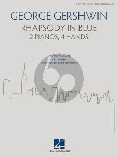 Gershwin Rhapsody in Blue 2 Pianos 4 hds (edited by Brenda Fox)