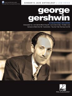 George Gershwin Singer's Jazz Anthology Low Voice (with Recorded Piano Accompaniments Online)