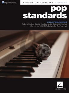 Pop Standards - Singer's Jazz Anthology Low Voice (with Recorded Piano Accompaniments Online)