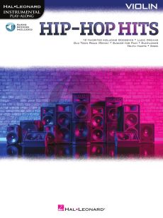 Hip-Hop Hits Instrumental Play-Along for Violin (Book with Audio online)