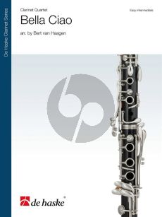 Bella Ciao 4 Clarinets (Score/Parts) (arr. Bert van Hagen)