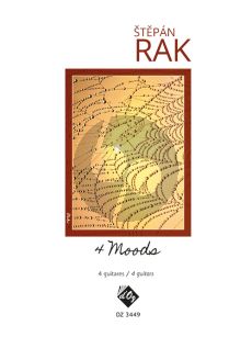 Rak 4 Moods for 4 Guitars (Score/Parts)