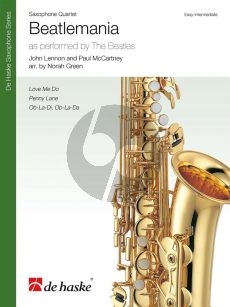 Beatlemania for Saxophone Quartet (SATB) (Score/Parts) (arr. Norah Green)