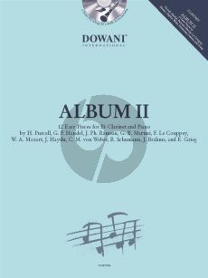 Album 2 Clarinet and Piano (Book with CD and Audio online) (Dowani 3 Tempi Play-Along)