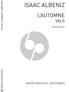 Albeniz L'Automne Vals Op.170 Piano