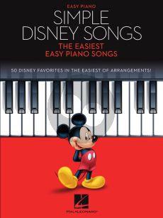 Simple Disney Songs Easy Piano (The Easiest Easy Piano Songs)