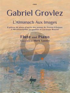 Grovlez L'Almanach aux images for Flute and Piano (Arranged by Mark Tanner)