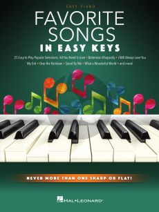 Favorite Songs – In Easy Keys (Never more than one Sharp or Flat!)