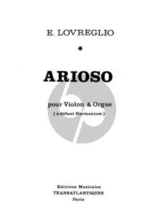 Lovreglio Ariosa Violin and Organ