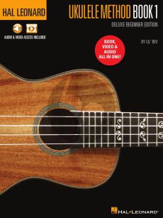 Rev Hal Leonard Ukulele Method Deluxe Beginner Edition (Includes: Book, Video and Audio All in One)