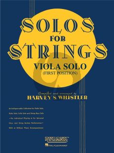 Solos for Strings Viola and Piano (first pos.) (Harvey S. Whistler)