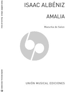 Albeniz Amalia - Mazurka de Salon Op. 95 Piano solo