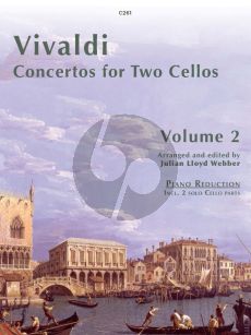 Vivaldi Concertos for 2 Violoncellos and Orchestra Vol.2 RV 539, RV 545 and RV 812 Edition for 2 Violoncellos and Piano (edited by Julian Lloyd-Webber)