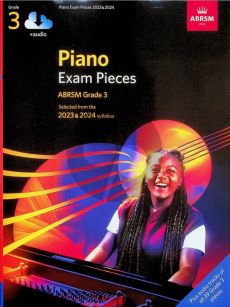 Album BRSM: Piano Exam Pieces 2023 & 2024 Grade 3 Book with Audio Online