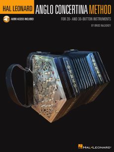 McCaskey Hal Leonard Anglo Concertina Method (for 20- and 30-Button Instruments) (Book with Audio online)