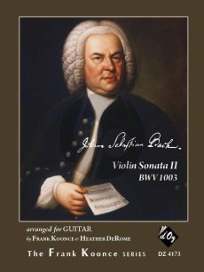 Bach Violin Sonata 2 BWV 1003 for Guitar (transcr. Frank Koonce and Heather Derome)