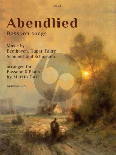 Album Abendlied / Evening Song – Bassoon Songs for Bassoon and Piano (Arranged by Martin Gatt) (Grades 5 - 8)