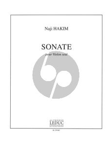 Hakim Sonate violon seule