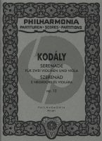 Kodaly Serenade Op.12 fur 2 Violinen und Viola Taschenpartitur