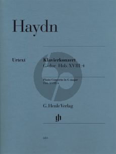 Haydn Konzert G dur Hob.XVIII:4 Klavier-Streichquartett (Part./Stimmen)