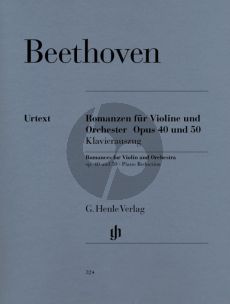 Beethoven 2 Romanzen Op.40 G-dur und Op.50 F-dur Violine und Klavier (Shin Augustinus Kojima) (Henle-Urtext)