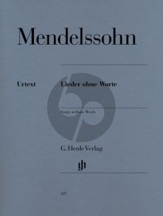 Mendelssohn Lieder ohne Worte Piano (edited by Rudolf Elvers and Ernst Herttrich) (Henle-Urtext)