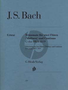 Bach Sonate G-dur BWV 1039 (mit rekonstruierter Fassung 2 Violinen)