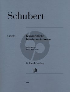 Schubert Klavierstucke und Klaviervariationen (edited by Gertrud Haberkamp) (Henle-Urtext)