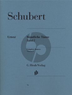 Schubert Samtliche Tanze vol.1 Klavier (Paul Mies) (Henle-Urtext)