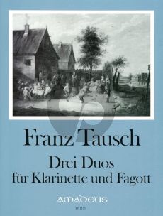 Tausch 3 Duos Op. 21 Klarinette und Fagott (Stimmen) (Bernhard Pauler)