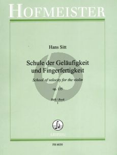 Sitt Schule der Gelauftigkeit Op.135 Vol.1 Violine