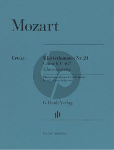 Mozart Concerto C-major KV 467 for Piano and Orchestra - Editon for 2 Piano's (Edited by Norbert Gertsch - Piano reduction, Fingering, Cadenzas by András Schiff) (Henle-Urtext)