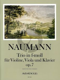 Naumann Trio f-minor Op. 7 Violin-Viola and Piano (Score/Parts) (Bernhard Pauler)