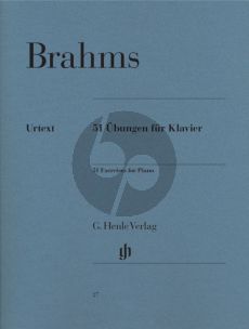 Brahms 51 Ubungen Klavier (edited by Camilla Cai) (Henle-Urtext)