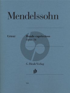 Mendelssohn Rondo Capriccioso Op.14 Piano solo (edited by Ullrich Scheideler) (Henle-Urtext)