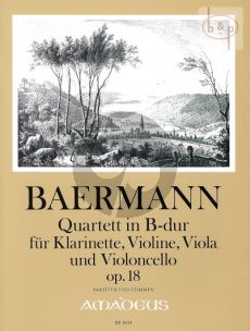 Quartet B-flat major Op.18 (Clar.[Bb]-Vi.-Va.- Vc.)