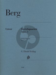 Berg  Streichquartett Op.3 Stimmen (Ullrich Scheideler)