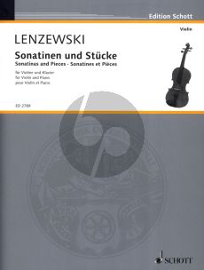 Album Sonatinen und Stucke fur Violine-Klavier (edited by Gustav Lenzewski)