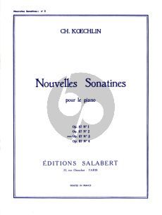 Koechlin Nouvelle Sonatine Op. 87 No. 3 Piano