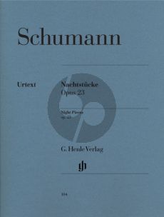 Schumann  Nachtstucke Op.23 fur Klavier (edited by Ernst Herttrich) (Henle-Urtext)