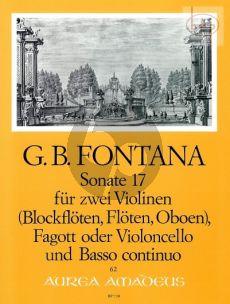 Sonata 17 (2 Vi.[Blfl/Floten/Oboen]-Fagott[Vc.]- Bc